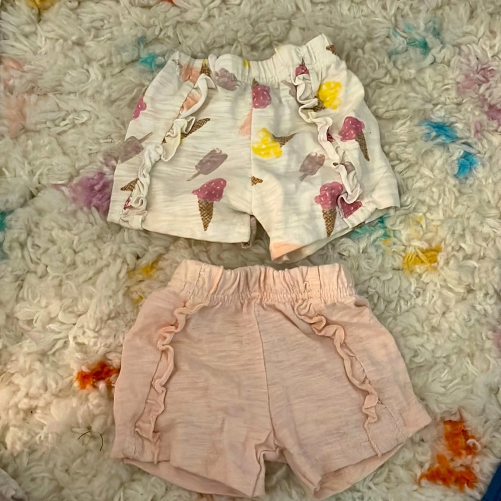 0-3 month shorts